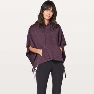 RARE lululemon all in a day hooded pancho!